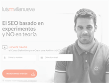 Tablet Screenshot of luismvillanueva.com